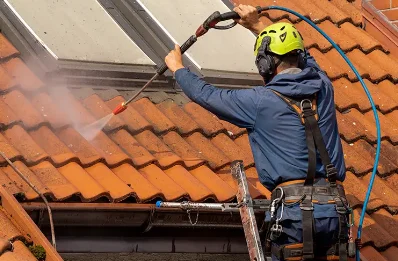Démoussage et hydrofuge de toiture à Espieilh